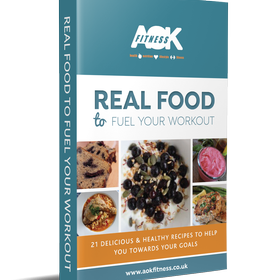 21 Recipes on Real food to fuel your workout - E-book picture of product